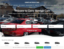 Tablet Screenshot of gerrymcveighcars.com
